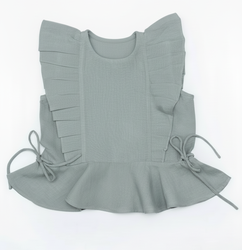 Freya Peplum Drawstrings Top
