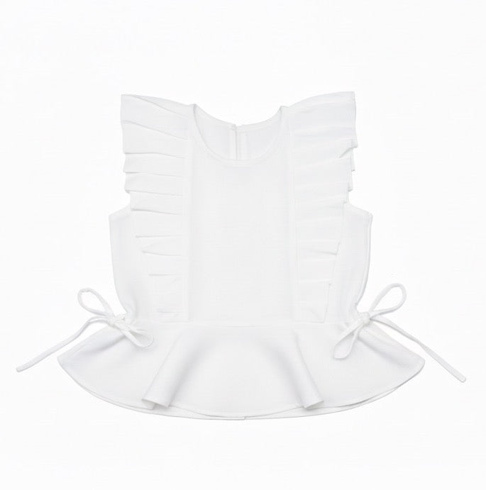 Freya Peplum Drawstrings Top
