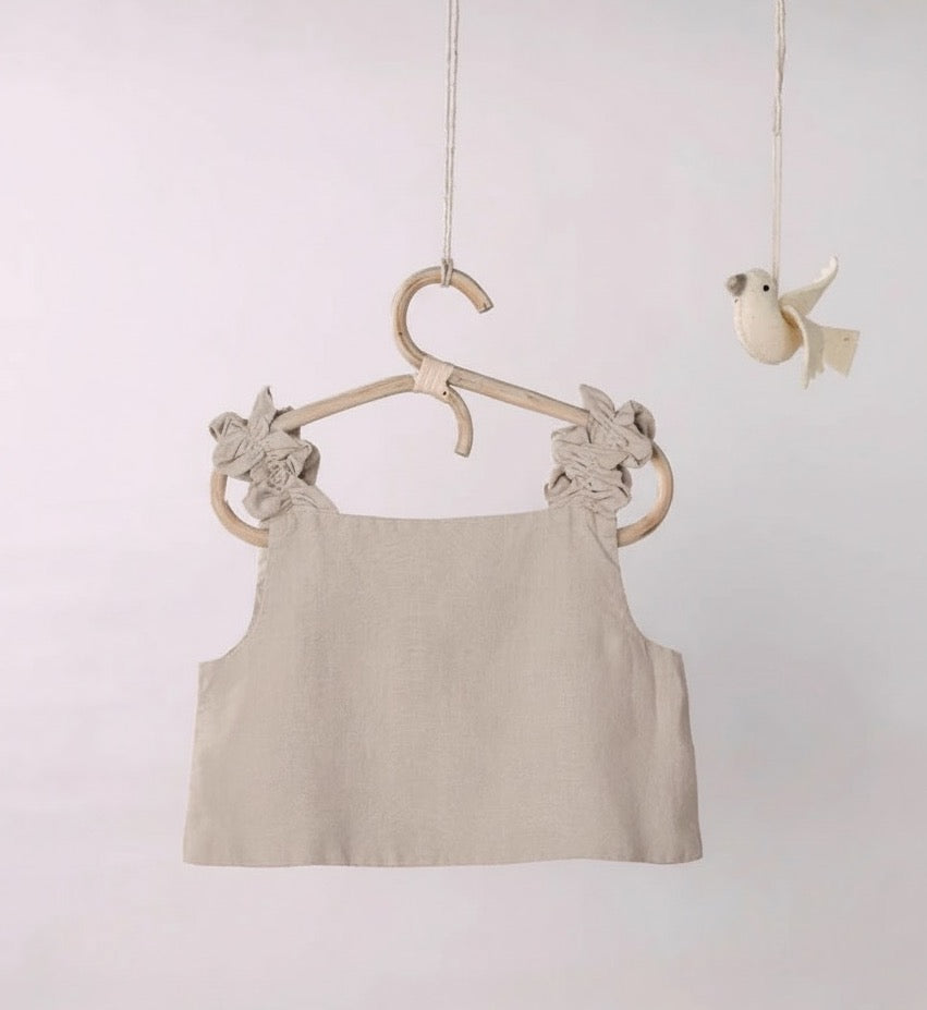 Olivia Ribbon Ruffle Top