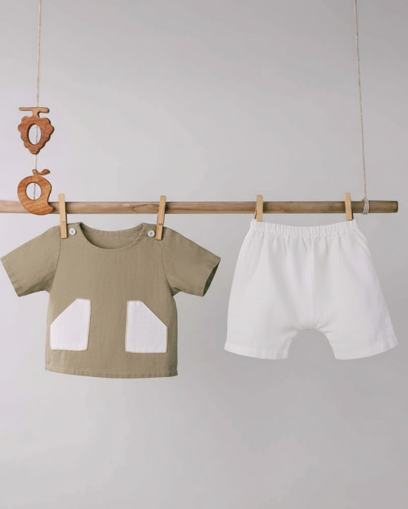 Flynn Two Pocket Shirt Set