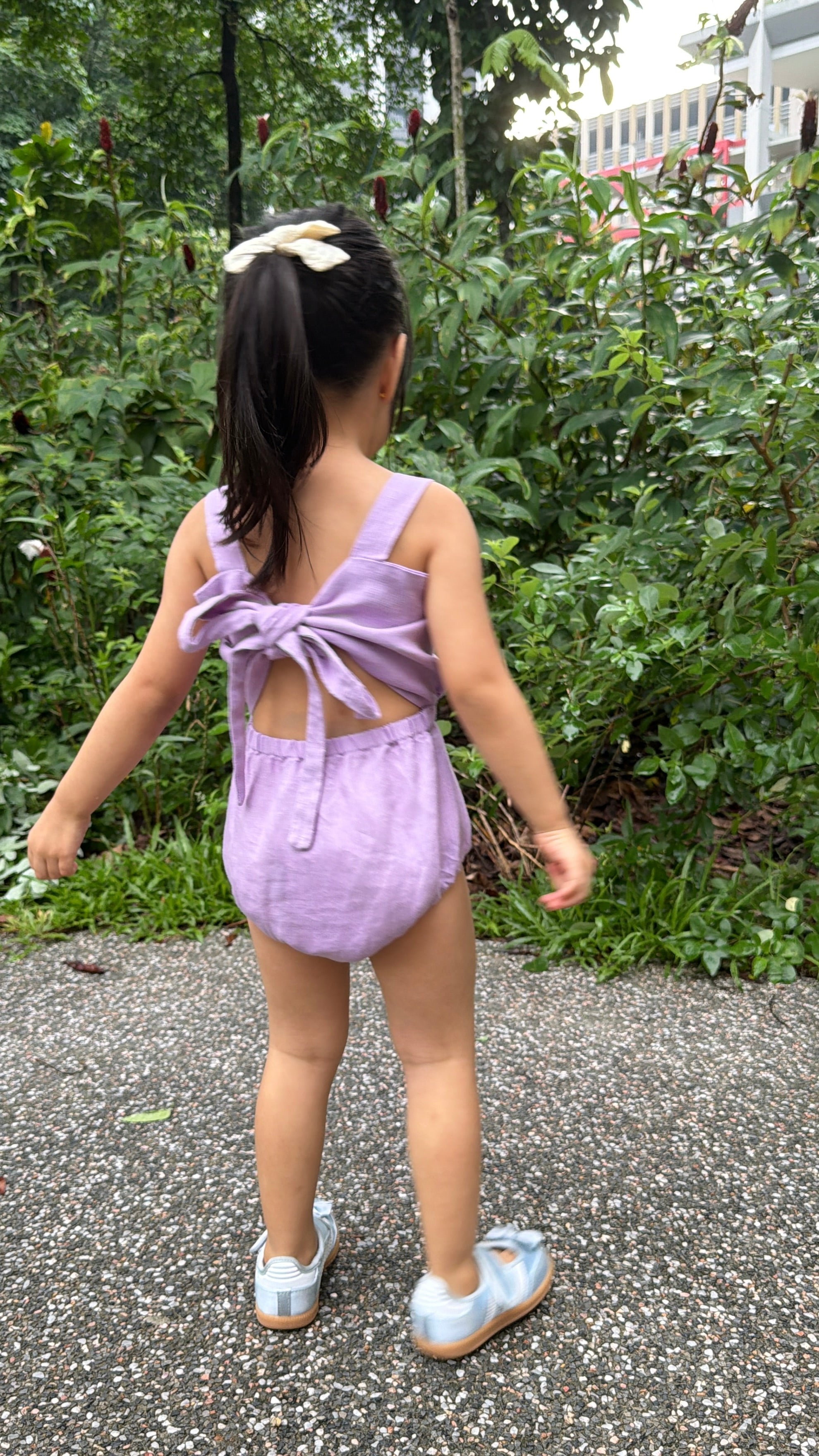 Vera Back Tie Romper