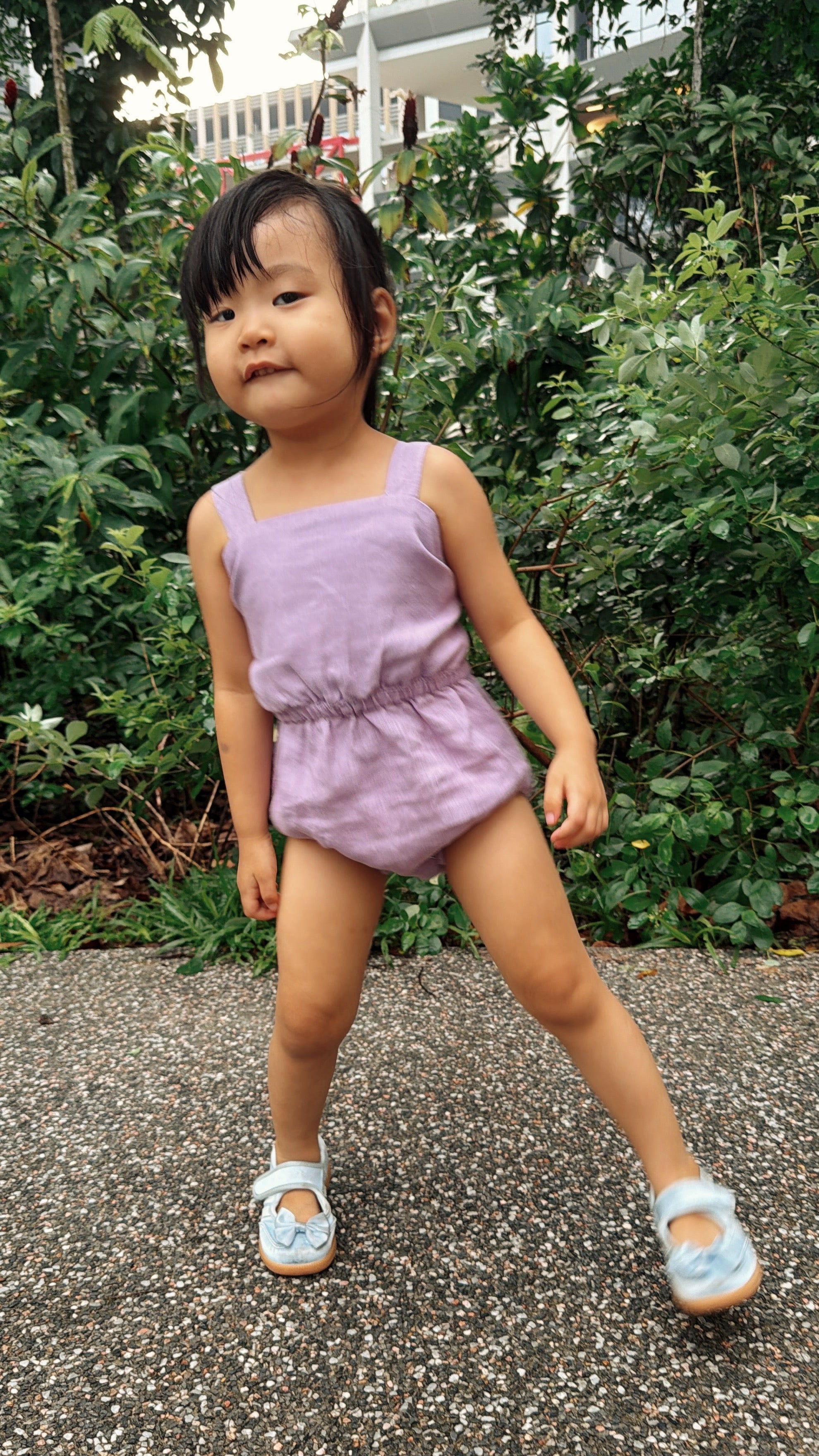 Vera Back Tie Romper