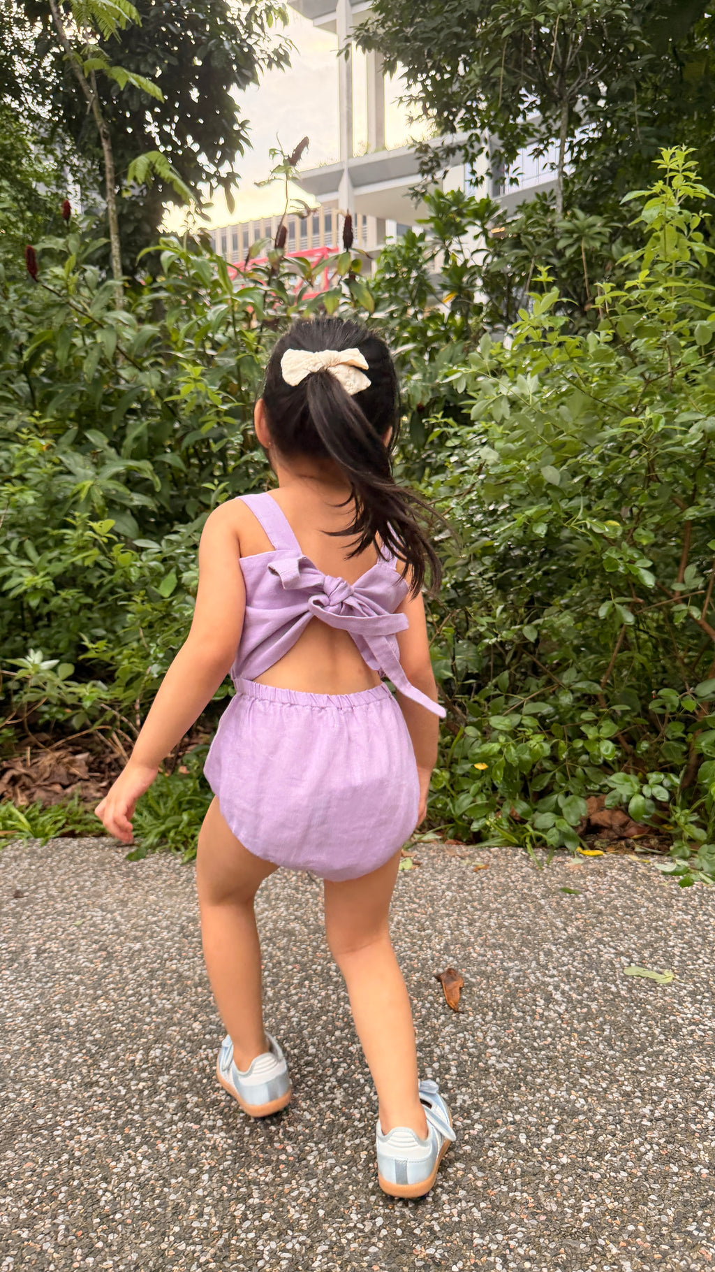 Vera Back Tie Romper