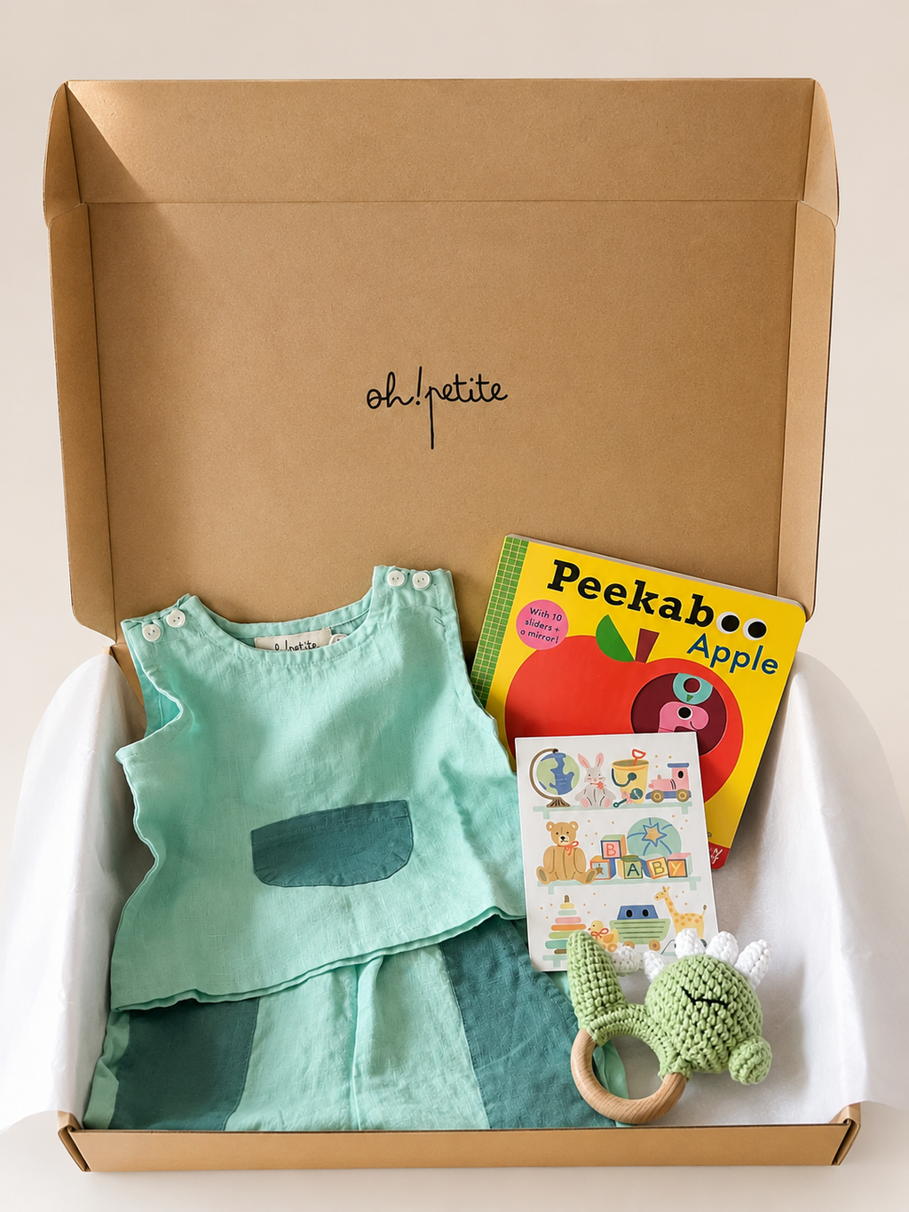 Hello, Little One Tactile Book Set - Avery Utility Pocket