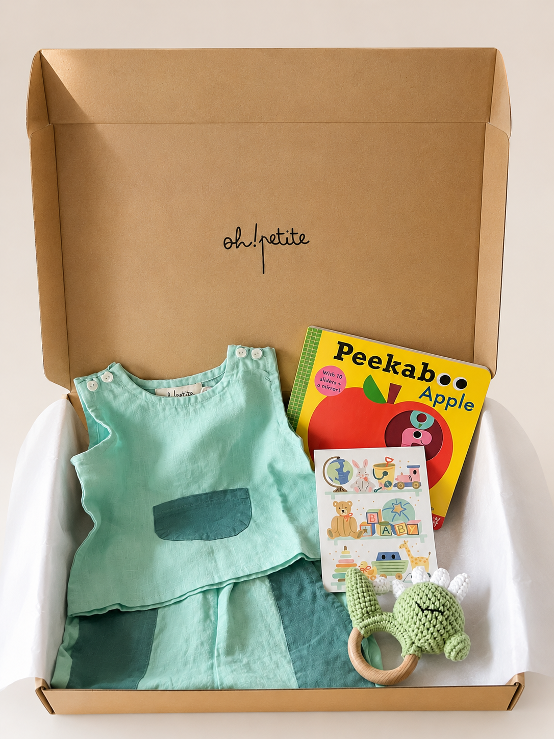 Hello, Little One Tactile Book Set - Avery Utility Pocket