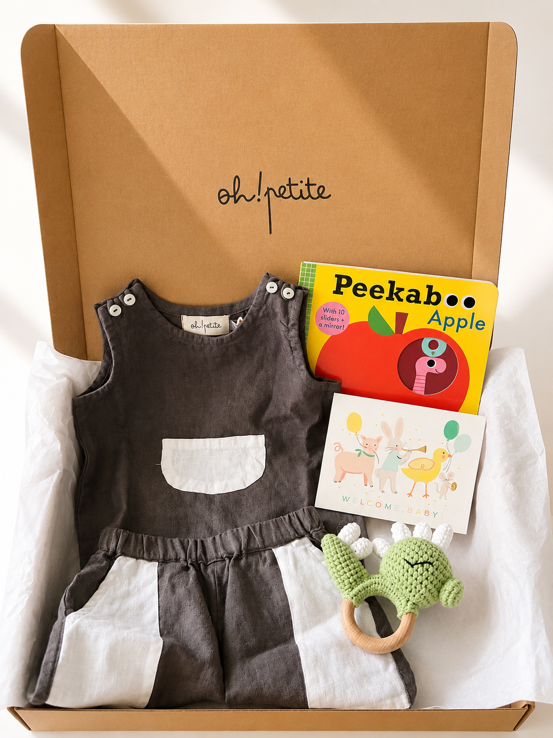 Hello, Little One Tactile Book Set - Avery Utility Pocket