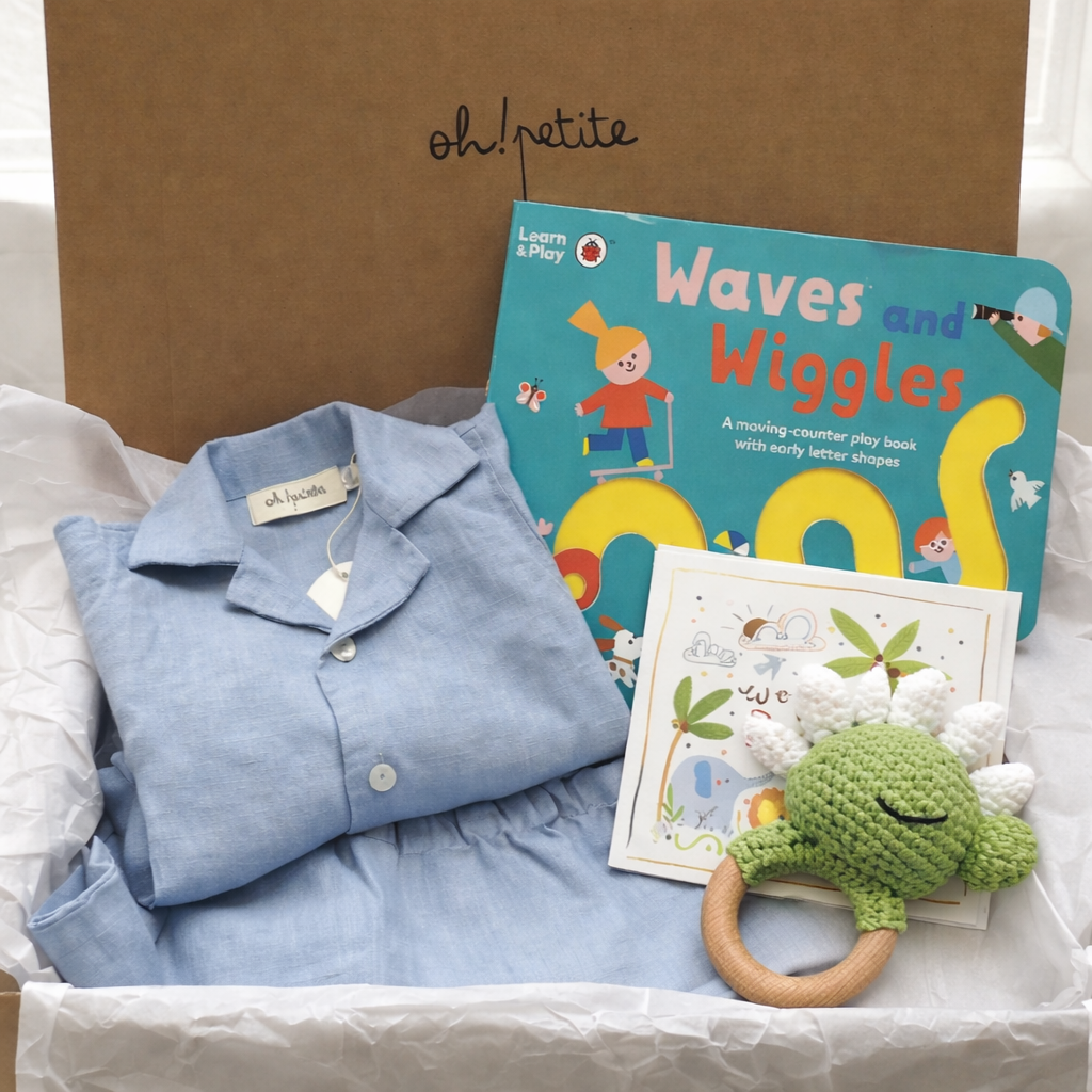 Hello, Little One Boy Gift Set (Tactile Book)