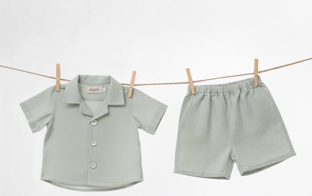 Hello, Little One Tactile Book Set - Blake Cuban Collar Co-Ords