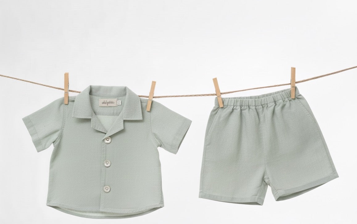 Hello, Little One Tactile Book Set - Blake Cuban Collar Co-Ords