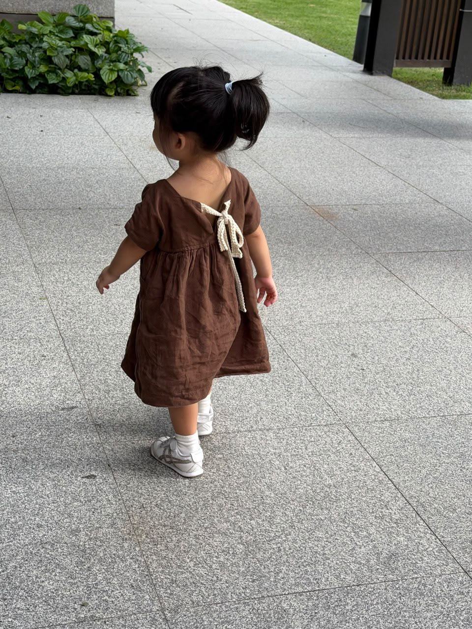 Sophia Crochet Tie-Back Dress