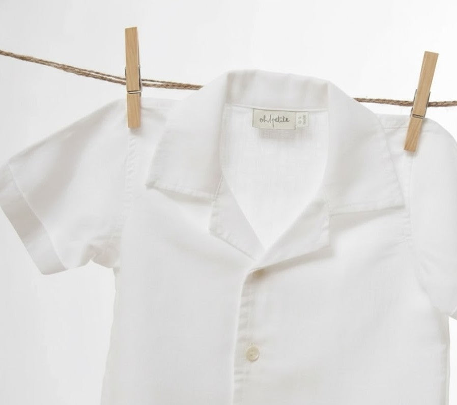 Blake Cuban Collar Linen Top