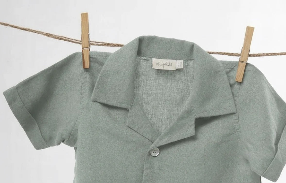 Blake Cuban Collar Linen Top