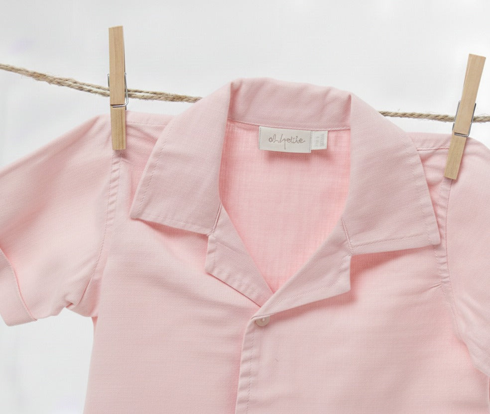 Blake Cuban Collar Linen Top