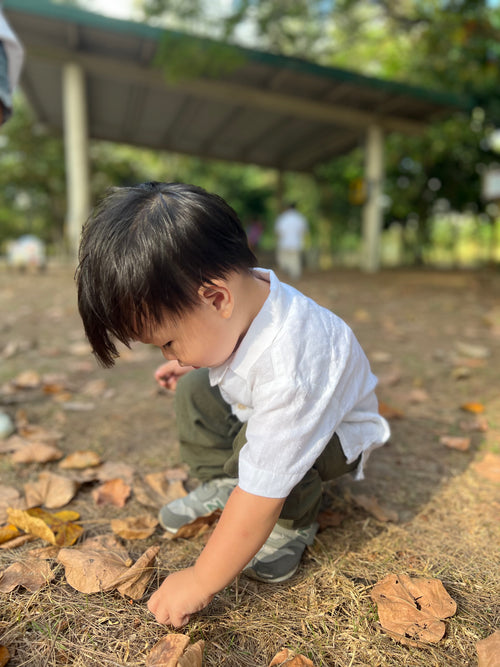 Blake Cuban Collar Linen Top