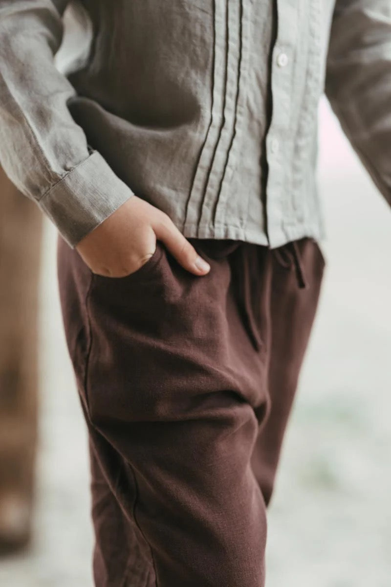 Ethan Linen Joggers