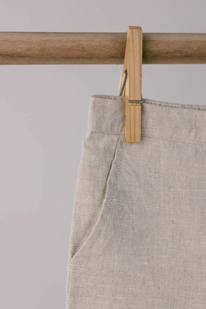 Quinn Linen Tie Strap Pleated Co-Ords Set