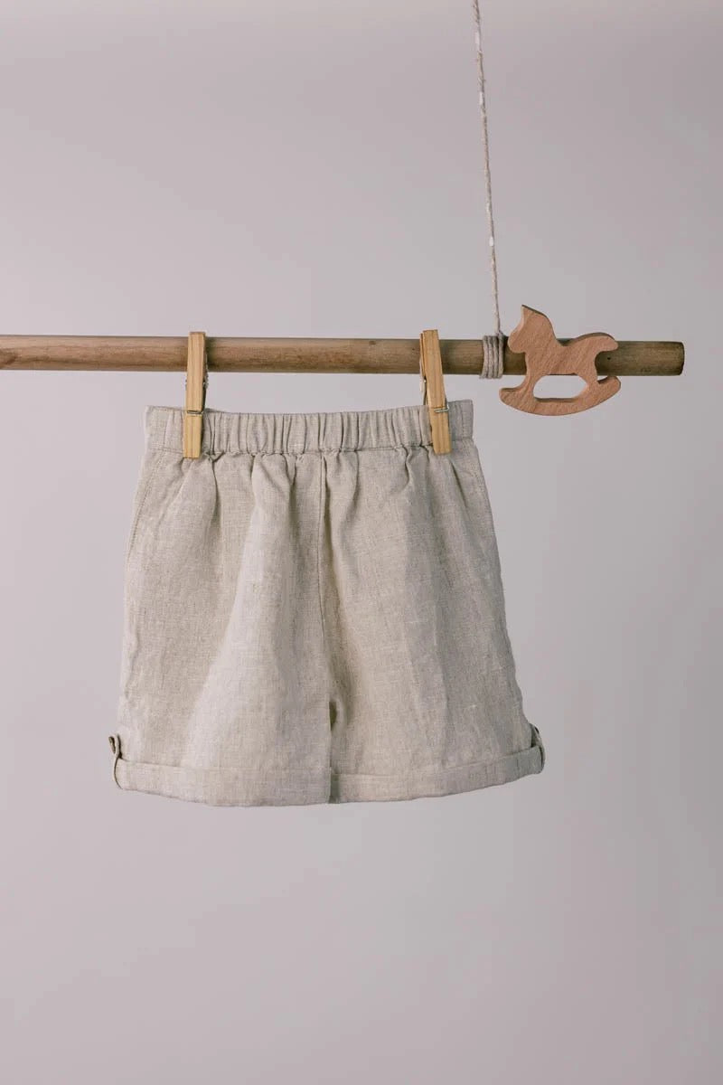 Quinn Linen Tie Strap Pleated Co-Ords Set