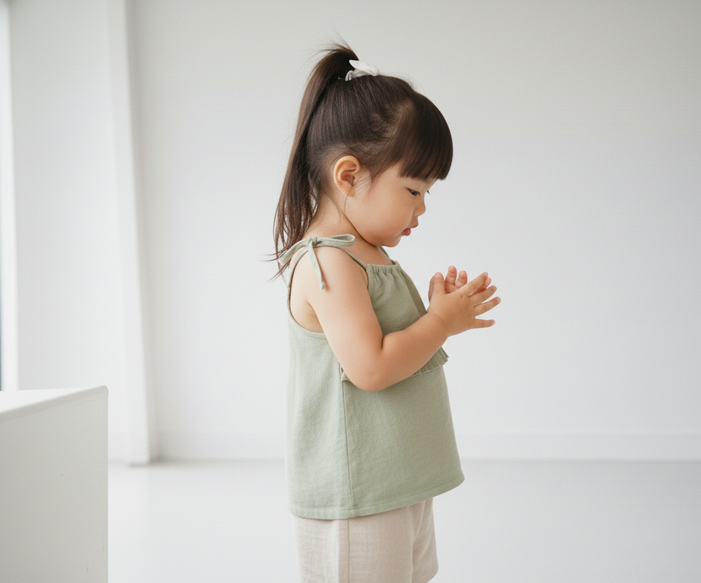 Quinn Linen Tie Strap Pleated Co-Ords Set