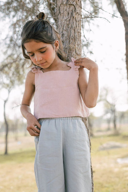 Olivia Ribbon Ruffle Top