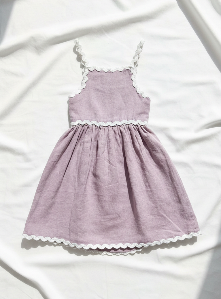 Charlotte Wavy Strap Back Tie Dress