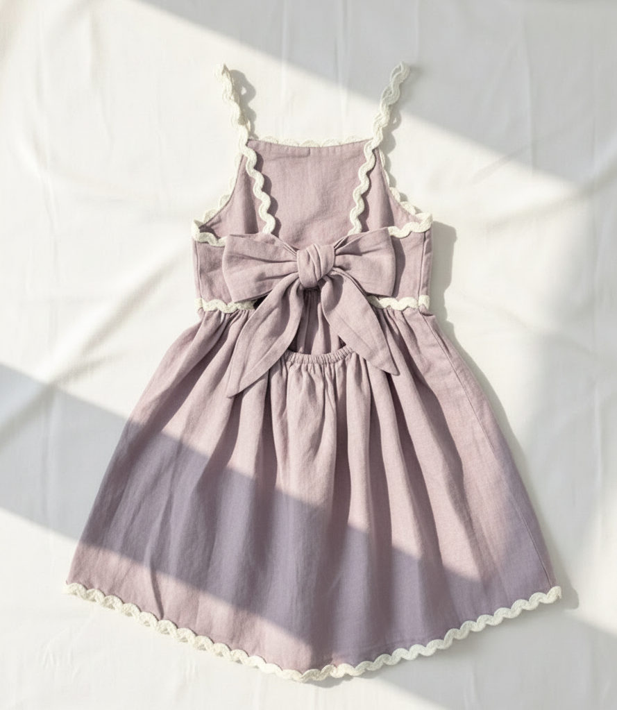 Charlotte Wavy Strap Back Tie Dress