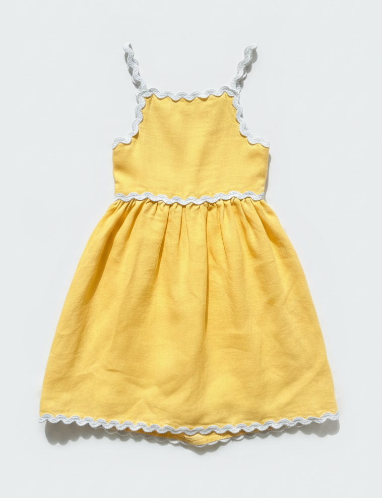 Charlotte Wavy Strap Back Tie Dress