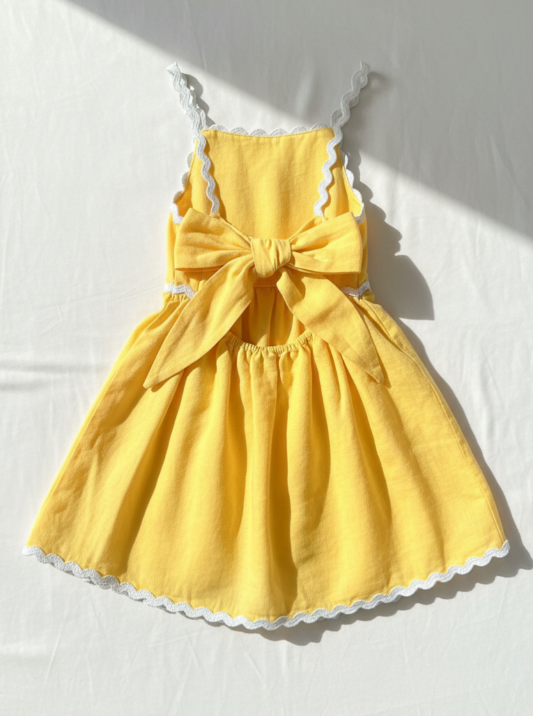 Charlotte Wavy Strap Back Tie Dress