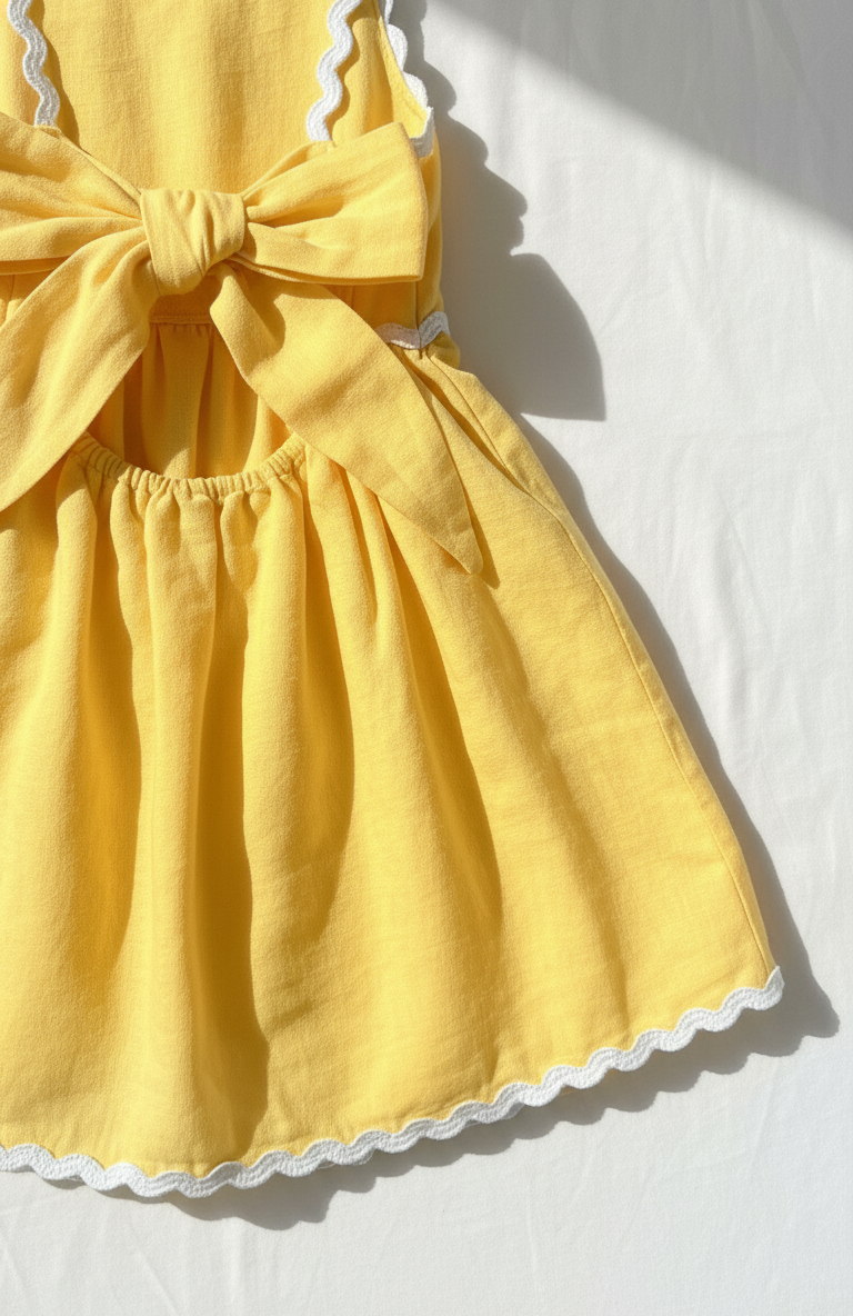 Charlotte Wavy Strap Back Tie Dress