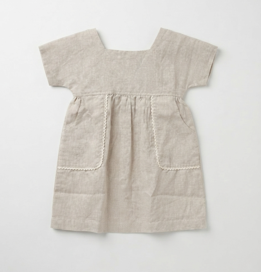 Sophia Crochet Tie-Back Dress