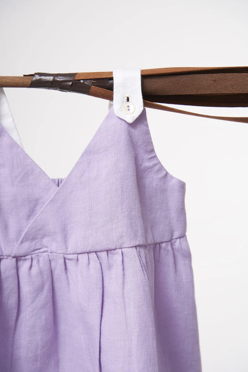 Emma V Neck Overlap Frock