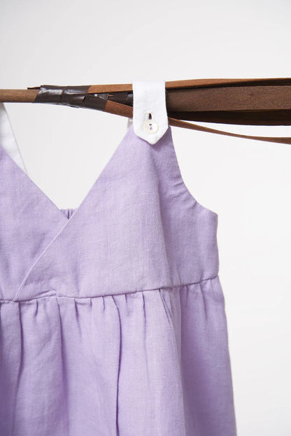 Emma V Neck Overlap Frock