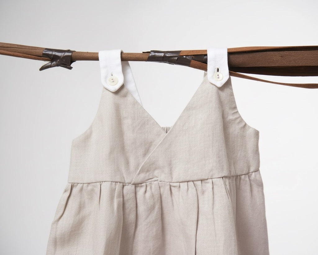 Emma V Neck Overlap Frock