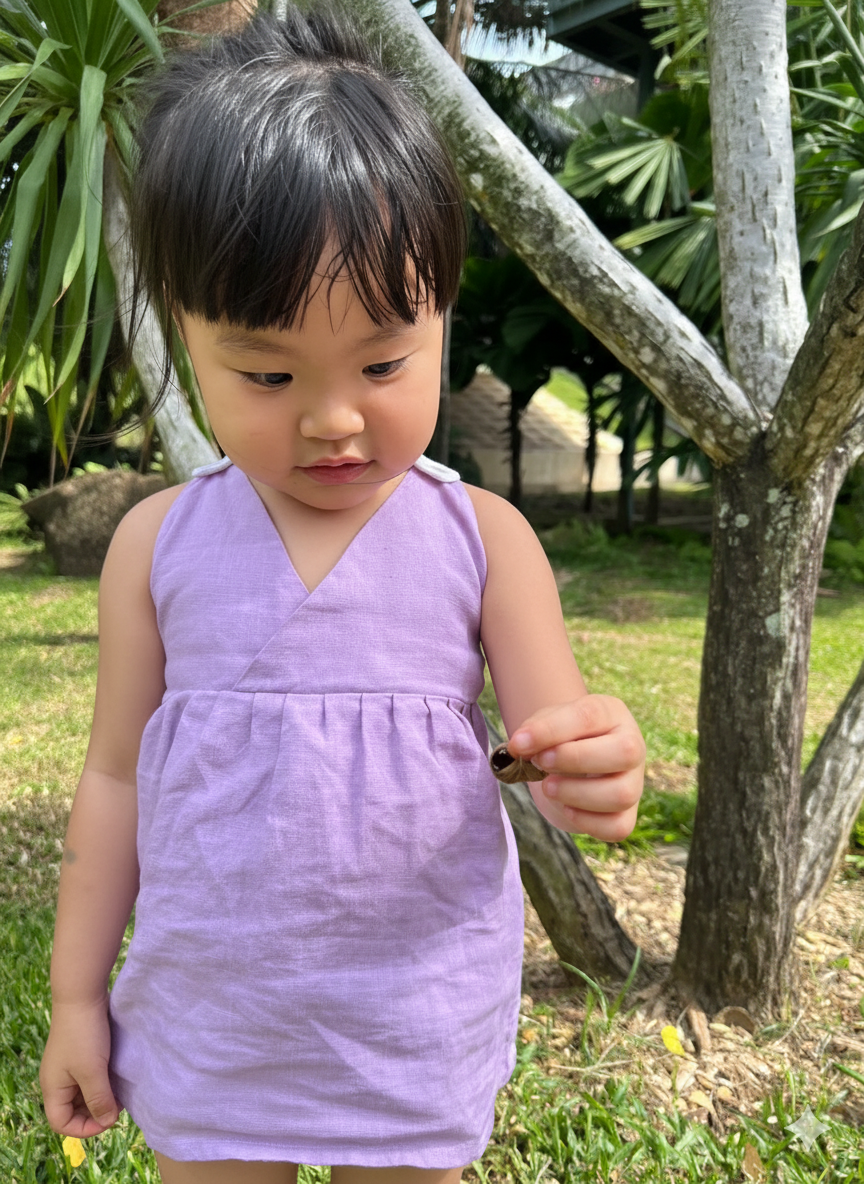 Emma V Neck Overlap Frock