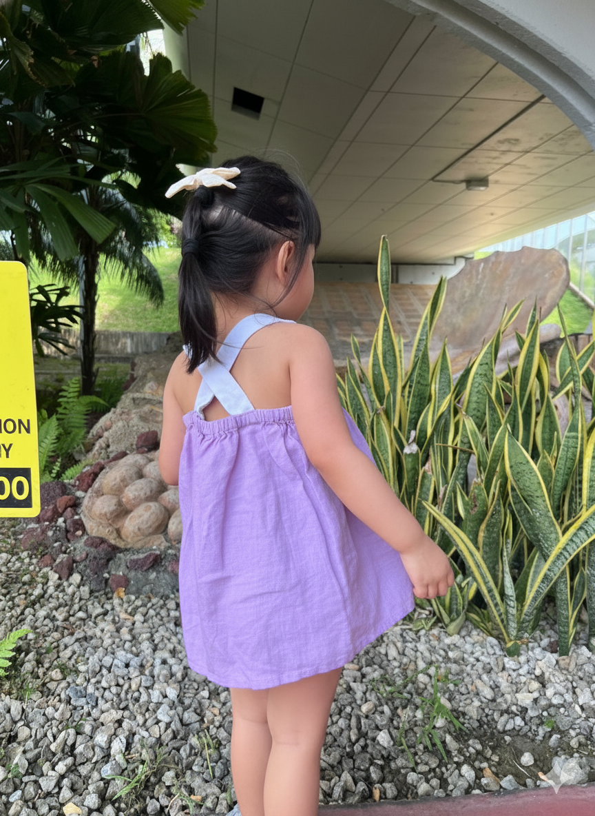 Emma V Neck Overlap Frock