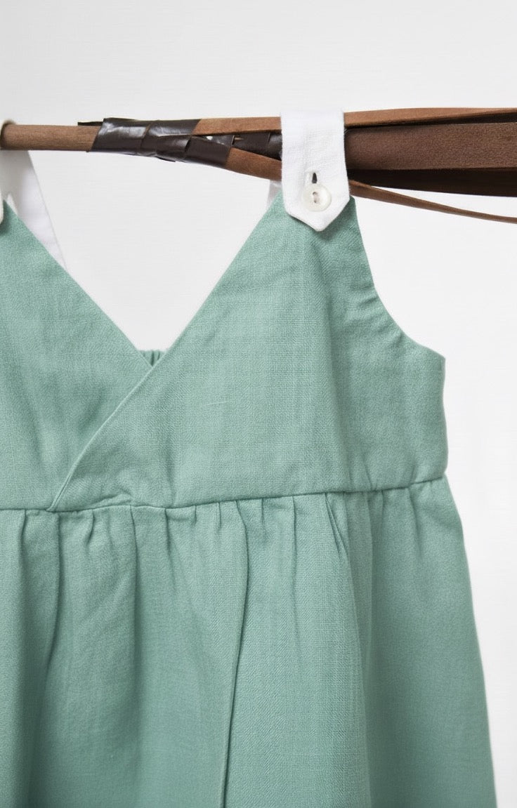 Emma V Neck Overlap Frock