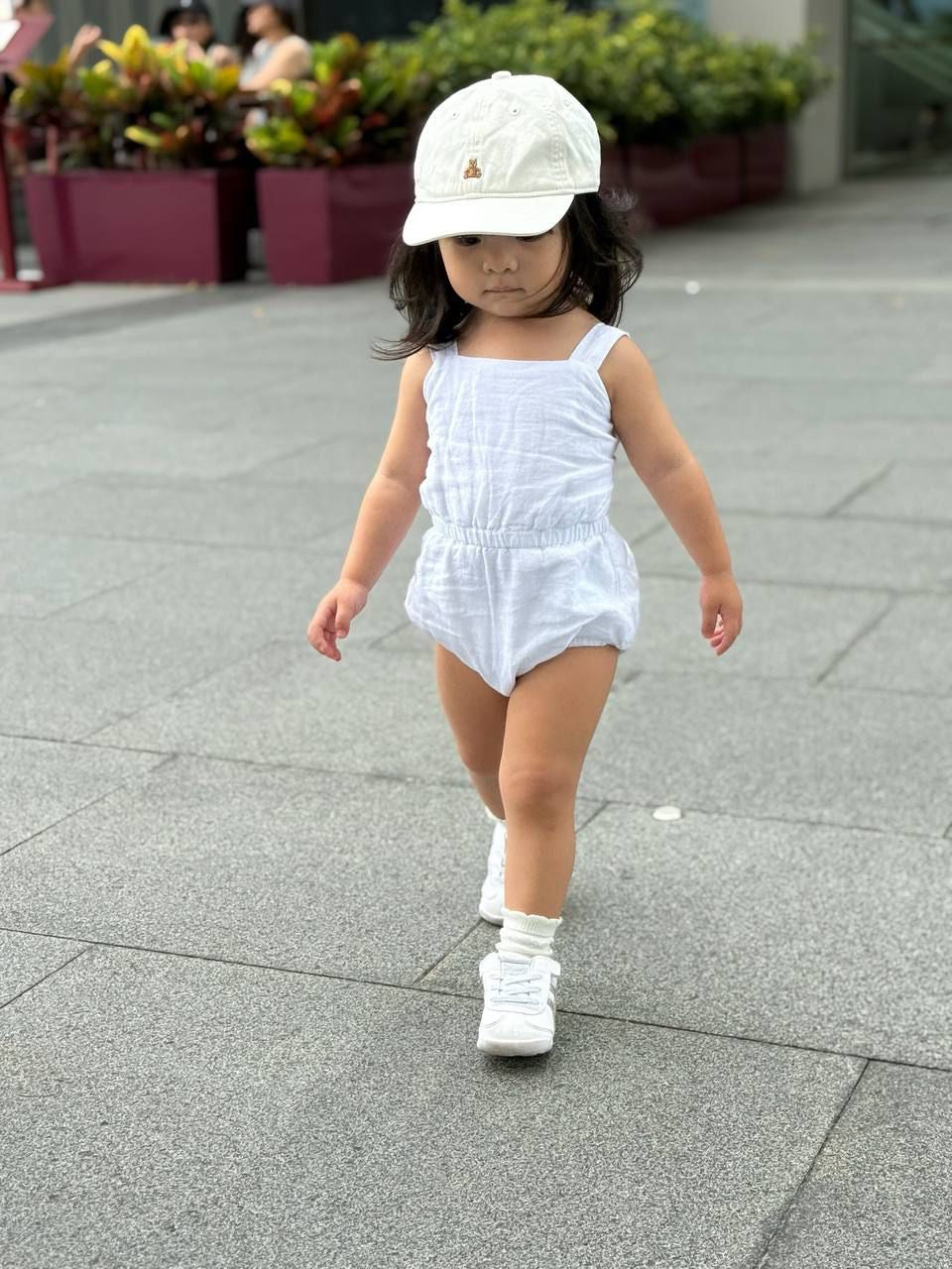 Vera Back Tie Romper