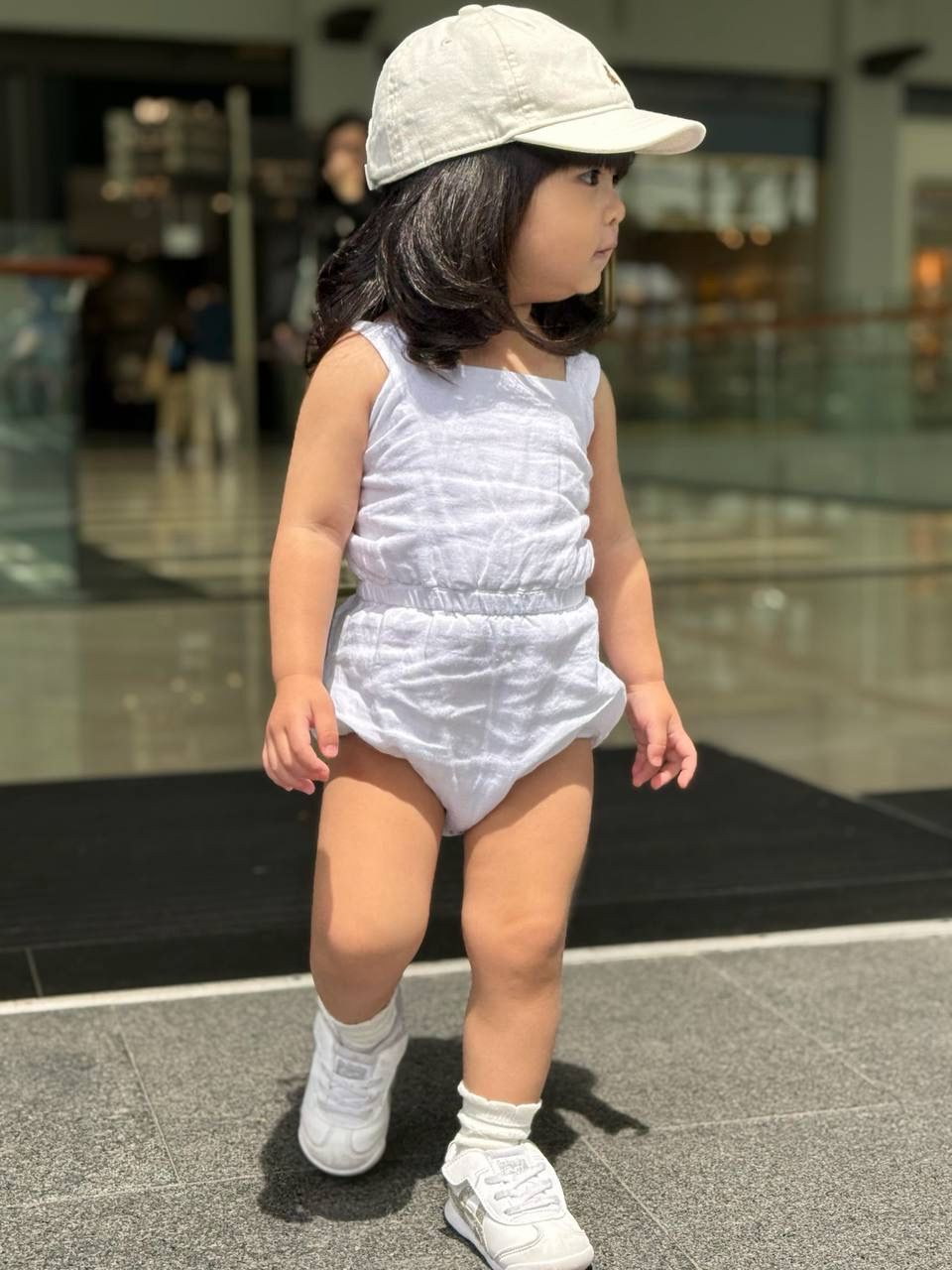 Vera Back Tie Romper