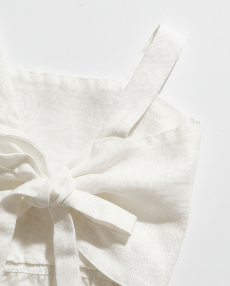 Vera Back Tie Romper